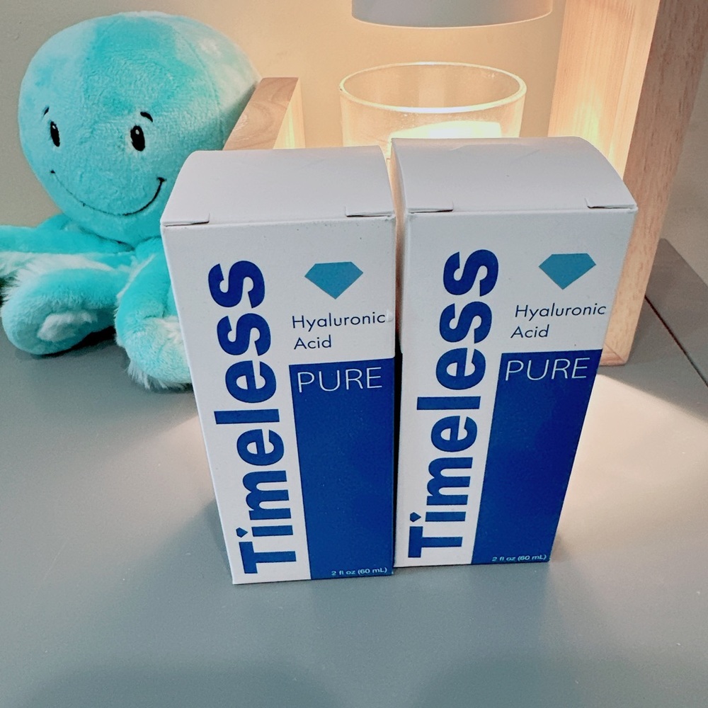 Timeless HYALURONIC ACID 100% PURE serum/treatment bundle/NWB